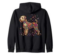 Terrier de blé Doux coloré Floral Papillon Fleur Sweat à Capuche