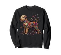 Terrier de blé Doux coloré Floral Papillon Fleur Sweatshirt