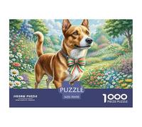Terrier de Boston 1000 Piece Jigsaw Puzzle for Adults Challenging Game Stress Relief Puzzle Exercise The Memory of The Brain for Adults and Kids, Age 12 Years Up 70x50cm/1000pcs