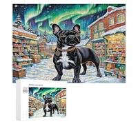 Terrier de Boston Puzzles 300 Pièces Educa Difficile Animaux Sauvages Chiens Challenge Artistique pour Adultes Et Enfants Relaxation & Art Décoration Intérieure Famille 300 PCS