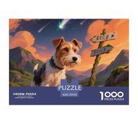 Terrier de Lakeland 1000 Pièce Puzzle Jeu De Famille Créatif Chien de Compagnie Jigsaw Puzzle Jeu De Défi Unique pour Adultes Et Enfants 70x50cm/1000pcs