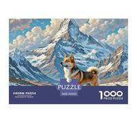 Terrier de Norwich 1000 Pièce Puzzle Jeu De Famille Créatif Chien de Compagnie Jigsaw Puzzles Belle Décoration Puzzle pour Cadeaux De Voyage, Présent 70x50cm/1000pcs