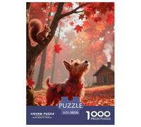Terrier de Norwich1000 Piece Jigsaw Puzzle for Adults and Kids Family Game Pet mignonChallenging for Home Decoration Great Gift Idea38x26cm/1000pcs