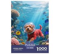 Terrier de Norwich1000 Piece Jigsaw Puzzles for Adults Educational Games plongéeChallenging for Home Decoration Great Gift Idea38x26cm/1000pcs