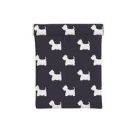 Terrier des Highlands de l'Ouest, Sac de Rangement pour Femmes, Portefeuille supérieur à Presser, Petit Porte-Monnaie, Pochette de Changement