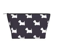 Terrier des Highlands de l'Ouest, Trousse de Toilette Trousse de Maquillage Sac à cosmétiques Trousse de Toilette de Voyage Portable