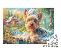 Terrier du Yorkshire 1000 Pièce Jeu De Puzzle Puzzles pour Adultes Défi Éducatif Joyeux Cadeau Idée Cadeau 52x38cm/1000pcs