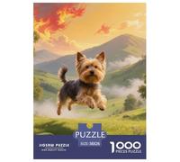 Terrier du Yorkshire 1000 Piece Jigsaw Puzzles for Adults with Extra Fun Challenges Jigsaw Puzzle Home Decoration for Boys and Girls 38x26cm/1000pcs
