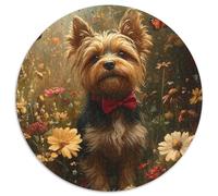 Terrier du Yorkshire 1000 Pieces Jigsaw Puzzles for Adults Educhational Games Stress Relieving Entertainment Exercise The Memory of The Brain for Adults Gifts 1000pcs (67.5x67.5cm)