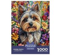Terrier du Yorkshire 1000 Pieces Puzzle en Papier Matériaux Recyclés De l'art De La Décoration Moderne Adultes Enfants 70x50cm/1000pcs