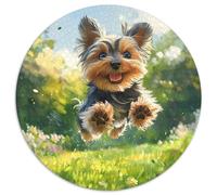 Terrier du Yorkshire 1000 Pièces Puzzle Rond Adultes Et Enfants Décompression Impossible Pression Réduite Familial Cadeau DécoRation' Bricolage Classiques 1000pcs (67.5x67.5cm)