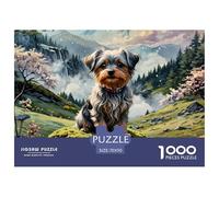 Terrier du YorkshirePuzzle The Art of Colour: We are Better at Home - Pet Chien1000 Pieces, Full Colour Series, Perfectly Matching Pieces, for Adults and Children from 12 Years 70x50cm/1000pcs