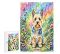 Terrier écossais Puzzle 1000 Pièces Décoration Moderne 3D Pet Mignon Animals Jouet Éducatif pour Famille Divertissement Créatif Challenge Cadeau Unique 1000 PCS