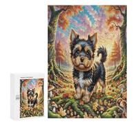Terrier écossais Puzzle 300 Pièces Art Moderne 3D Pet Mignon Animals Jeu D'Intelligence Éducatif pour Famille Relaxation Assemblage Amusant Cadeau De Fête 300 PCS