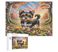 Terrier écossais Puzzle 500 Pièces Challenge Relaxant Pet Mignon Animals Jouet Éducatif 3D pour Adultes Et Enfants Décoration Artistique Cadeau De Fête Famille 500 PCS