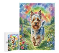 Terrier écossais Puzzle 500 Pièces Décoratif 3D Pet Mignon Animals Jeu Éducatif pour Famille Vision 3D Relaxation Assemblage Amusant Cadeau Unique 500 PCS