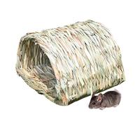 Terrier Naturel Pour Rongeurs - Lit Tunnel En Tissée, Grotte De Couchage Pour Cochon D'Inde, Tube En Fibre À Croquer, Cachette Pour Petits Animaux, Accessoires Respectueux De L'environnement