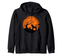 Terrier Russe Noir Halloween Blackie BRT Chornyi Dog Sweat à Capuche
