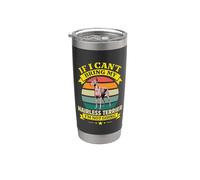 Terrier sans poils amusant If I Can't Bring My Dog Gobelet isotherme en acier inoxydable double paroi