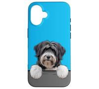 Terrier tibétain Mignon Amoureux des Chiens Coque pour iPhone 16