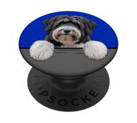 Terrier tibétain Mignon Amoureux des Chiens PopSockets PopGrip Adhésif