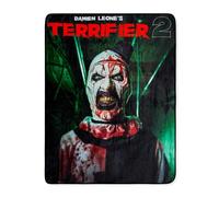Terrifier 2 Art The Clown Couverture polaire | Housse en polyester doux pour canapé, lit | 114 x 152 cm