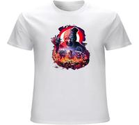 Terrifier 2 Art The Clown Horror Cult Movie Mens T Shirt Printed Graphic Top Unisex Tee White 3XL