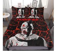 Terrifier 2 Bed Housse De Couette Ensembles De Literie En Microfibre Ensembles De Couette Légers 3D Imprimés En 3D, 1 Hou 140*200cm