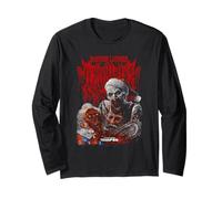 Terrifier 3 Bloody Art The Clown Chainsaw Christmas Horror Manche Longue