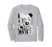 Terrifier Art The Clown Bloody Face High Contrast Horror Manche Longue