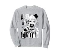 Terrifier Art The Clown Bloody Face High Contrast Horror Sweatshirt