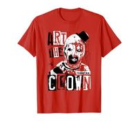 Terrifier Art The Clown Bloody Face High Contrast Horror T-Shirt