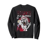 Terrifier Art with Knife Bloody Magazine Cover Kanji Horror Sweatshirt