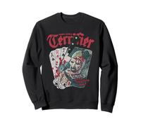 Terrifier Cards and Dice Art The Clown Bloody Knife Horror Sweatshirt