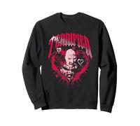 Terrifier Edgy Barbed Wire Heart Art The Clown Horror Movie Sweatshirt