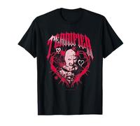 Terrifier Edgy Barbed Wire Heart Art The Clown Horror Movie T-Shirt