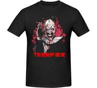 Terrifier Horror Movie Mens T-Shirt Casual Cotton Unisex Tees Size L