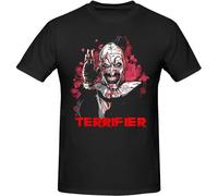 Terrifier Horror Movie T Shirt Cotton Custom Short Sleeve T Shirts L