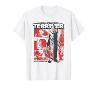 Terrifier Two Tone Art Collage Horror Movie T-Shirt