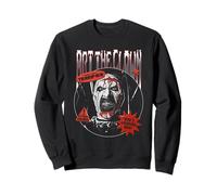 Terrifier Warning Stickers Art The Clown Horror Movie Sweatshirt
