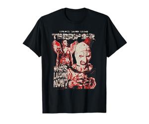Terrifier Who's Laughing Now Grunge Poster Horror Movie T-Shirt