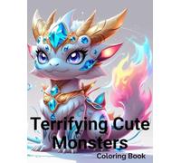 Terrifying Cute Monsters: The coloring book for adults, kids and teenagers with creepy and cute fantasy creatures for relaxation and stress relief