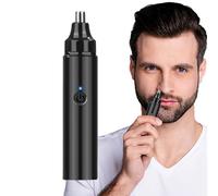 Terrimateur de cheveux au nez électrique, tondeuse à cheveux à stylo personnel à propulsion au lithium | 360 rotation du nez à nez réduit pour les sourcils, le nez, le toilettage hygiénique
