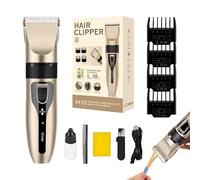 Terrimer barbe pour hommes, râteaux à cheveux en cordon, pinces à cordon rechargeables, kit de toilettage rasoir, housses pour Edgers imperméables pour hommes, mari, père