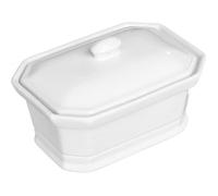 Terrine à Foie Gras - PARIS PRIX - 17cm - Céramique - Compatible lave-vaisselle - Blanc
