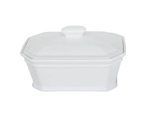 Terrine Foie Gras + couvercle 420G Porcelaine Blanc
