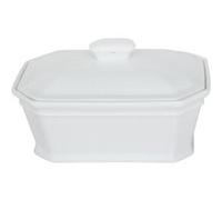 Terrine N.3 rectangle 14,5x11,5 cm 420 g - - Blanc - Porcelaine Blanc G