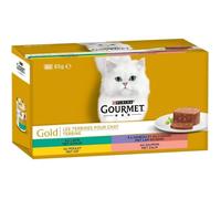 Terrines pour chat - GOURMET Gold - Multivariétés - 85g - Lot de 2 - 8 rations