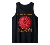 Territoire de l'Alabama Fleur Camélia Japonica Débardeur