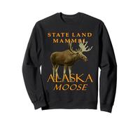 Territoire de l'Alaska Territoire Mammifère L'élan Sweatshirt